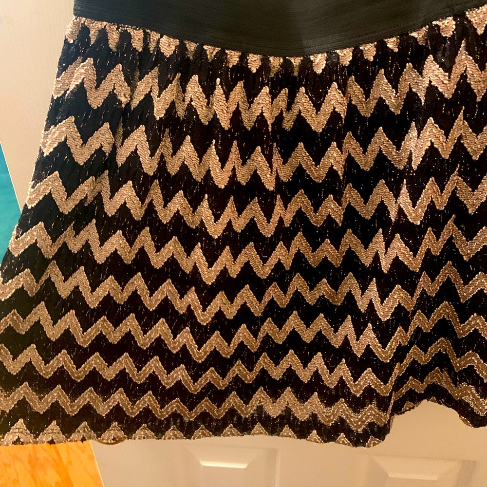 Not exactly a mini skirt but too cute